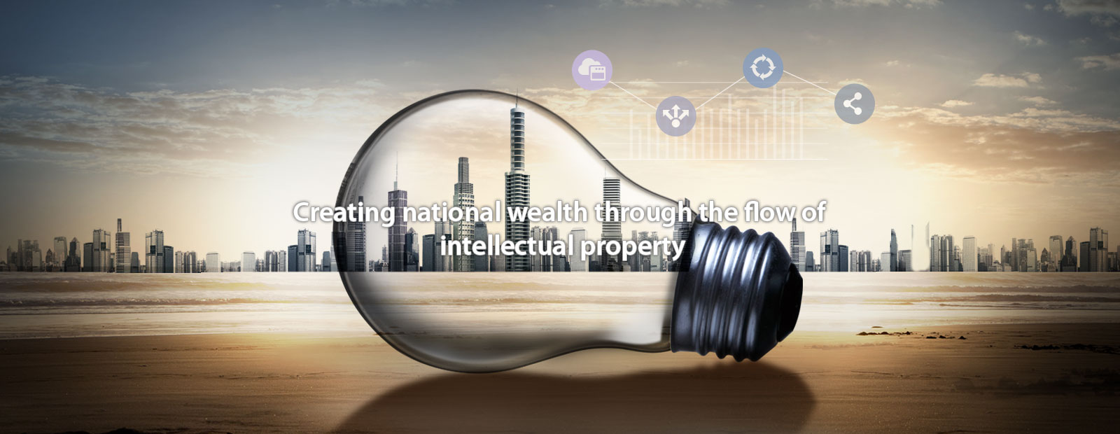 Creating national wealth through the flow of intellectual property